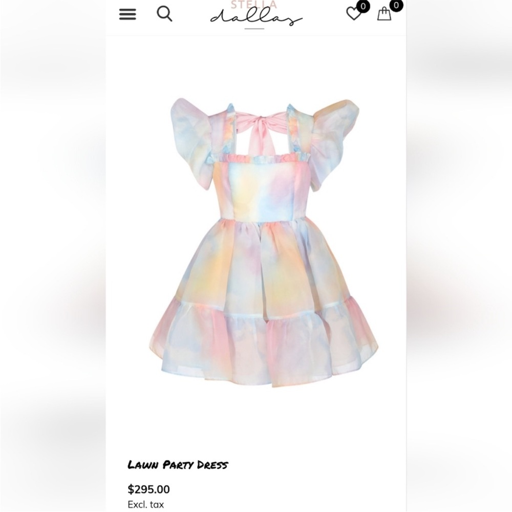 Selkie Dopamine Lawn Party dress (Small) - Picture 6 of 10